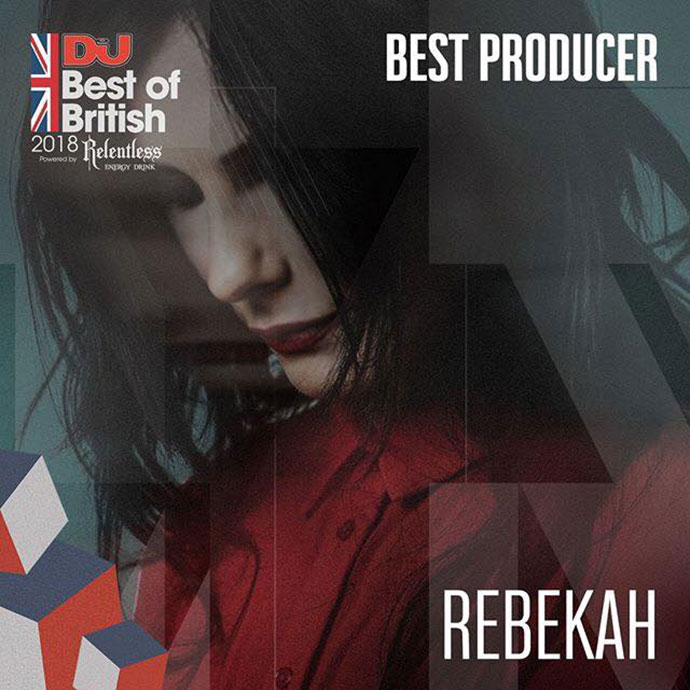 Rebekah Best Producer DJ Mag Best Of British Awards 2018