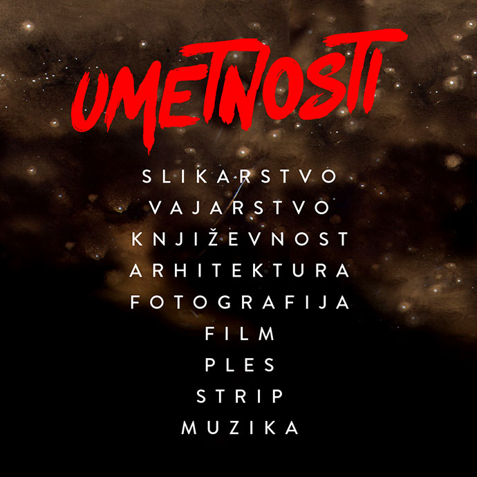 DEV9T 2019 muzika književnost slikarstvo vajarstvo arhitektura ples fotografija film strip