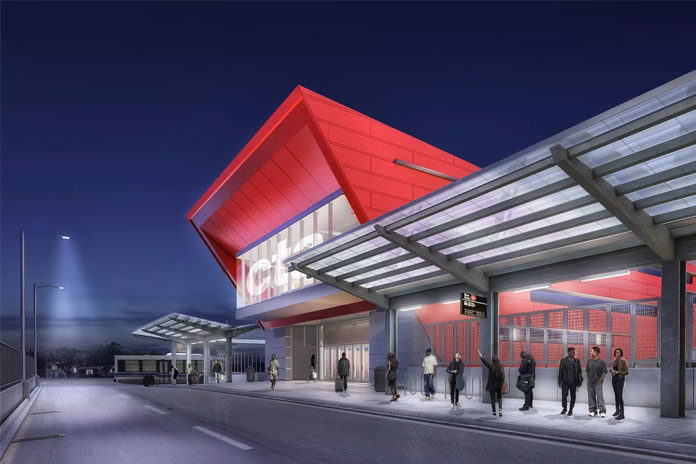 Autobuska železnička stanica Čikago Red Line 95