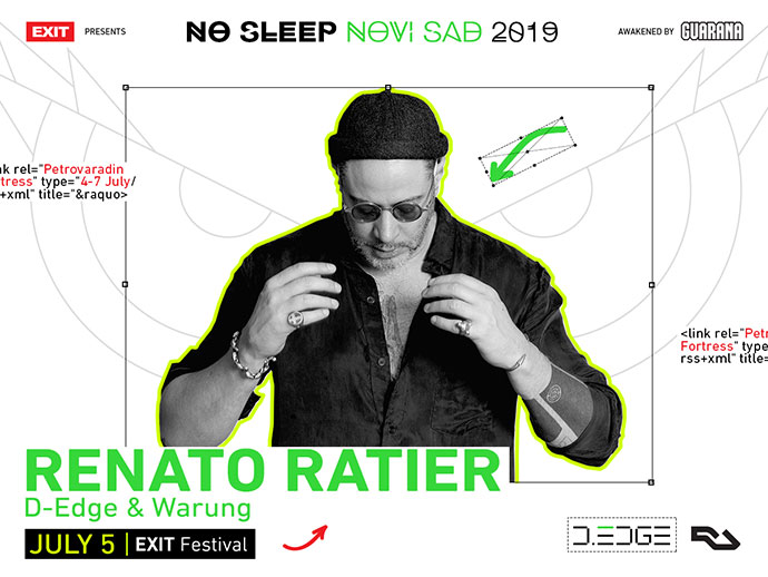 Renato Ratier No Sleep Novi Sad EXIT festival 2019