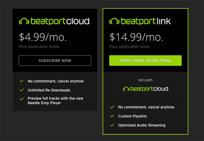 Beatport Cloud Link cene