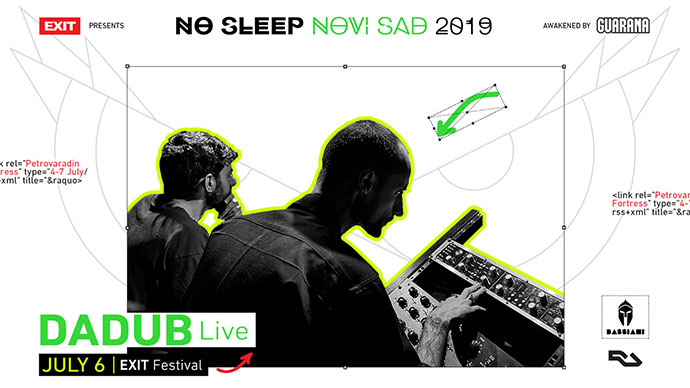 DADUB Live No Sleep Novi Sad Bassiani EXIT festival 2019