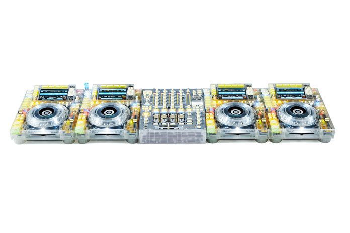 Pioner CDJ DJM Transparent