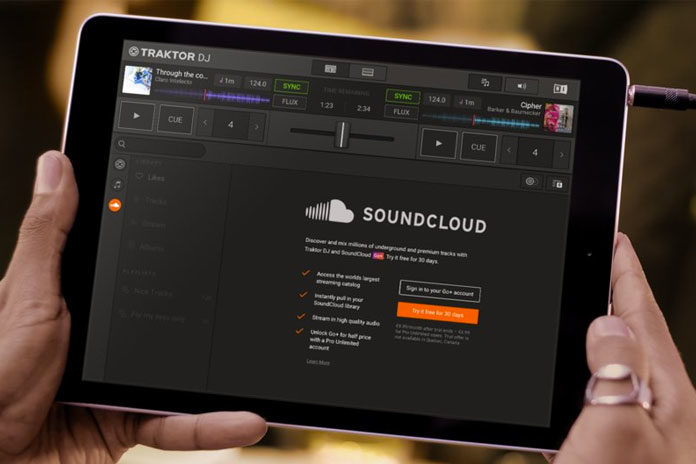 SoundCloud Traktor DJ 2