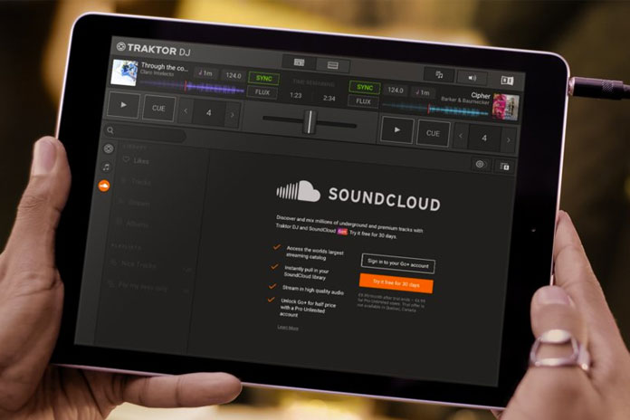 SoundCloud Traktor DJ 2
