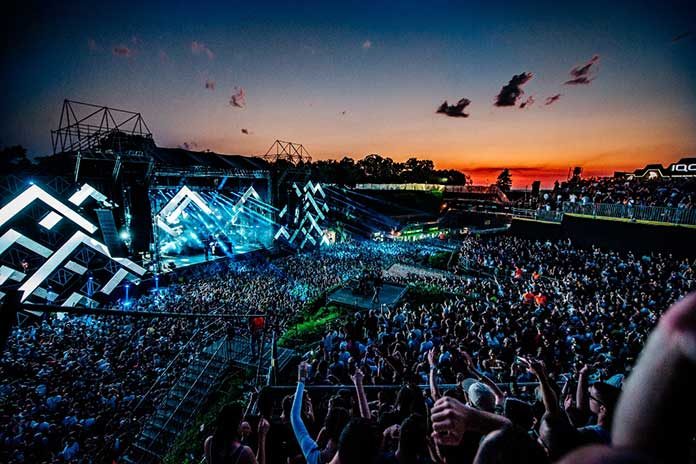 EXIT Dance Arena 2019 sunrise