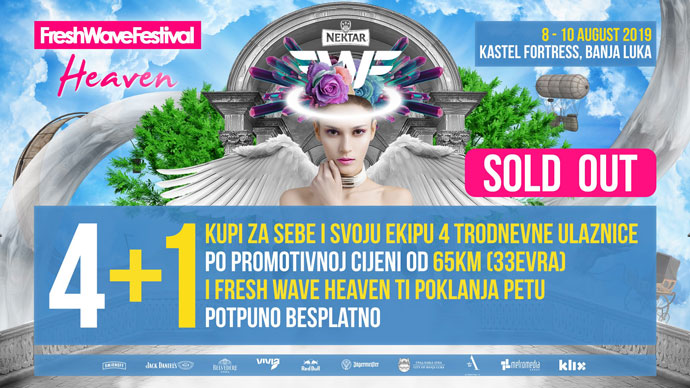 Fresh Wave festival 2019 4+1 Sold Out