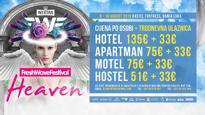 Fresh Wave festival 2019 smestaj