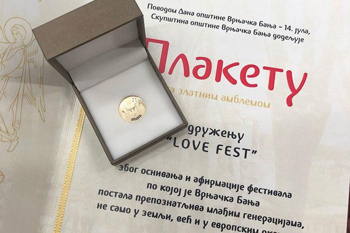 Lovefest plaketa 2019