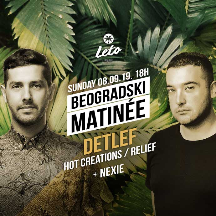 Detlef Nexie Beogradski Matinée splav Leto 2019