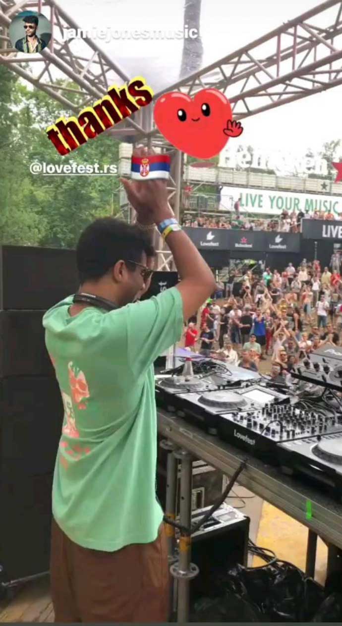 Jamie Jones Lovefest 2019 Insta Story