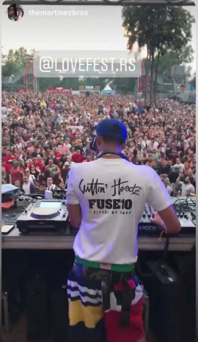 The Martinez Brothers Marco Carola Lovefest 2019 Instagram Story