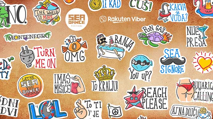 Viber sticker Sea Dance festival 2019