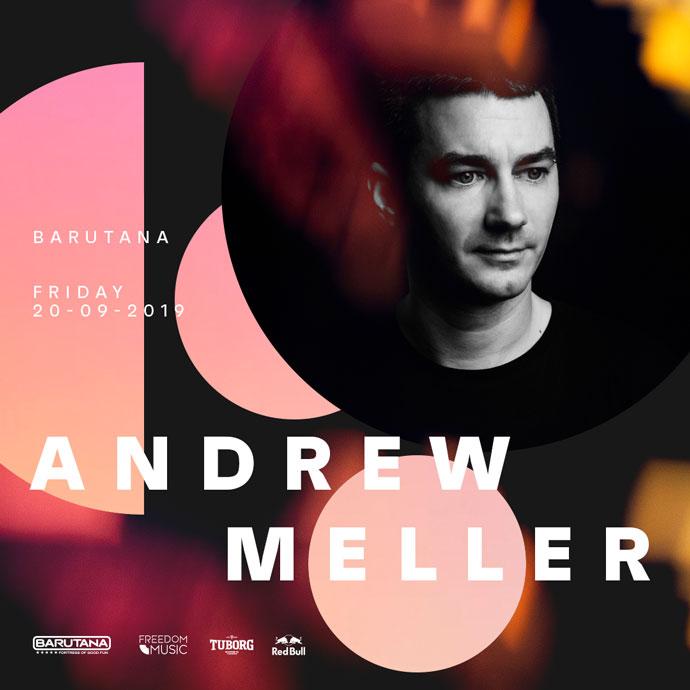 Andrew Meller kao DJ podrška CamelPhat DJ duu u klubu Barutana.