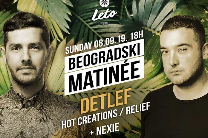 Detlef Nexie Beogradski Matinee splav Leto