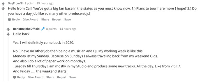 Boris Brejcha Reddit AMA 2019