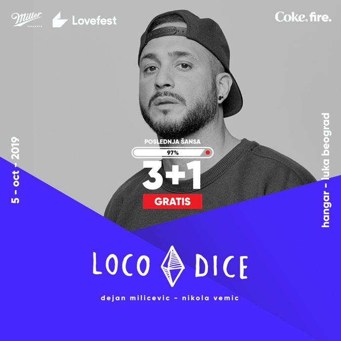 Lovefest Fire Loco Dice 3+1