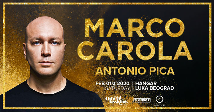 Marco Carola Antonio Pica Hangar Beograd 2020