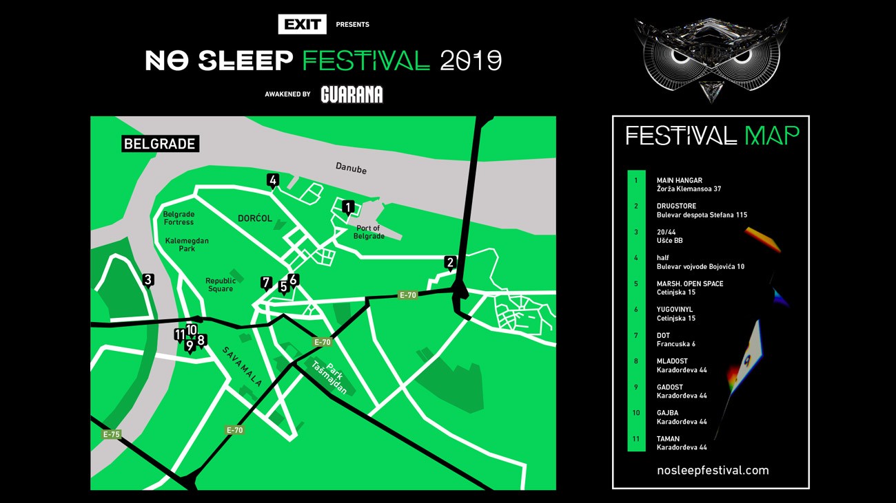 Mapa No Sleep Festival 2019