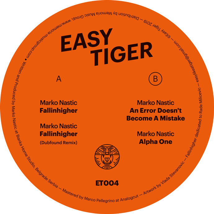 Marko Nastic Fallinhigher Easy Tiger B