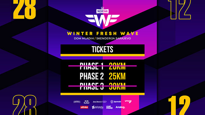 Winter Fresh Wave 2019 karte druga faza