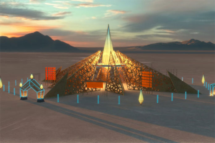 Burning Man hram Empyrean