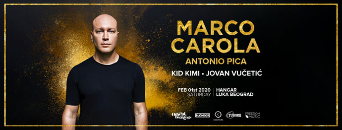 Marco Carola Antonio Pica Kid Kimi Jovan Vučetić Hangar 2020