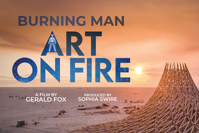 Burning Man Art on Fire cover
