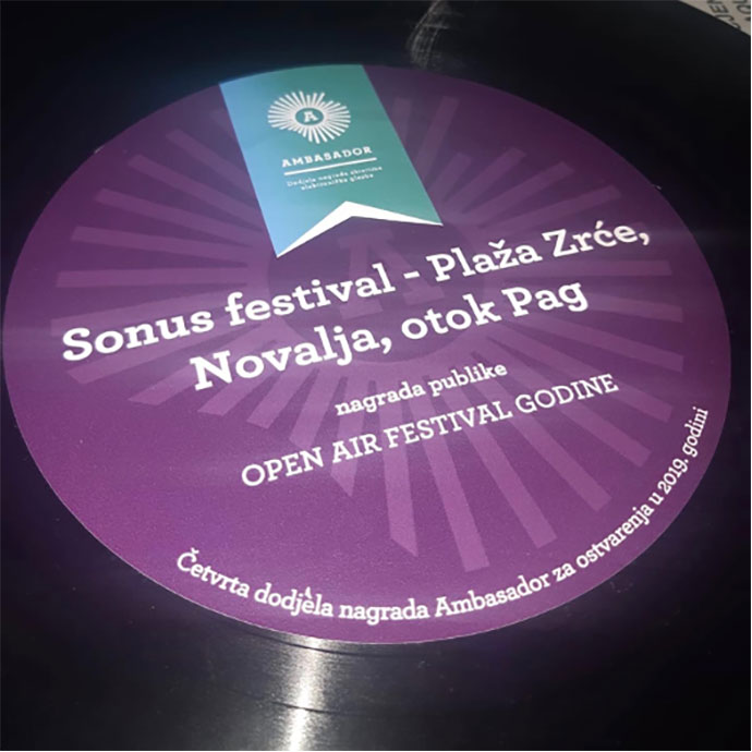 Sonus festival Ambasador nagrada 2019