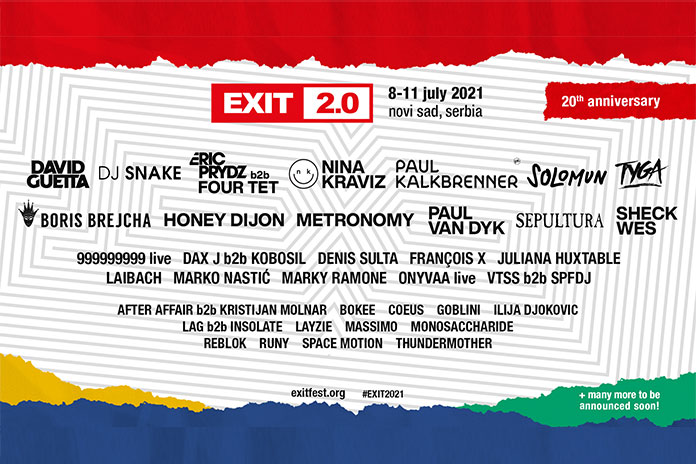 EXIT festival 2021 Line Up