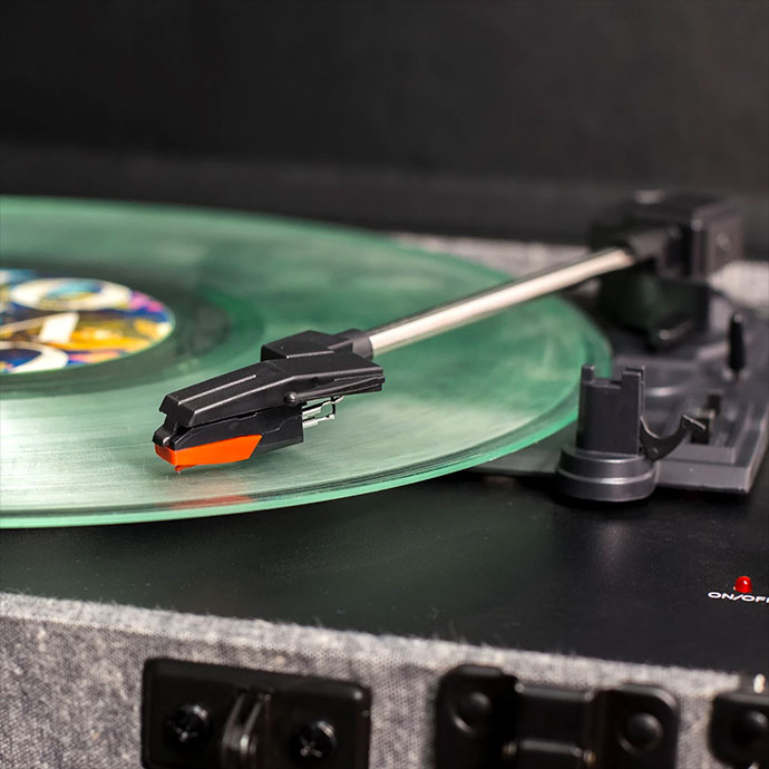 Crosley Executive Smoke gramofon i ploca