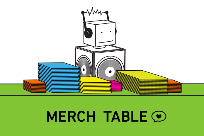 Hype Machine Merch Table