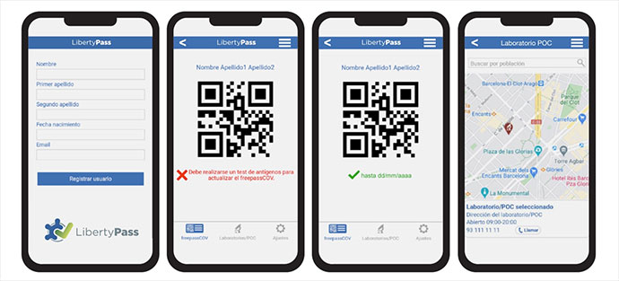 Liberty Pass App klabing