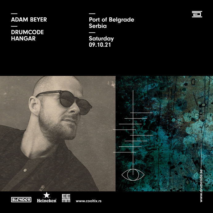 Adam Beyer Drumcode Blender Hangar oktobar 2021