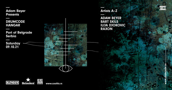 Drumcode Blender Hangar oktobar 2021