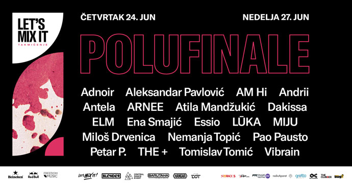 Lets Mix It DJ takmicenje 2021 polufinale