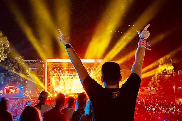 Bojan Perić na EXIT festivalu 2021. godine.