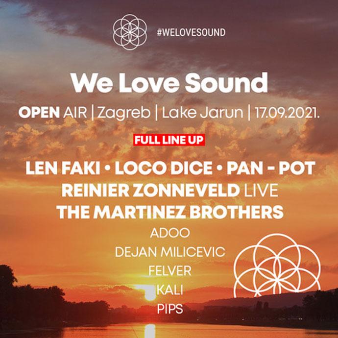 We Love Sound Zagreb 2021 Full Line Up