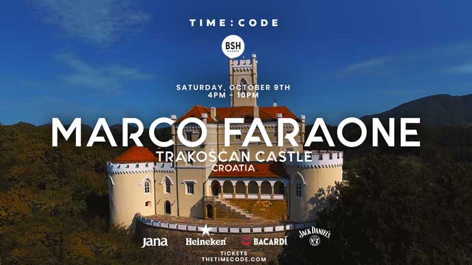 Marco Faraone Time Code BSH Events dvorac Trakoscan