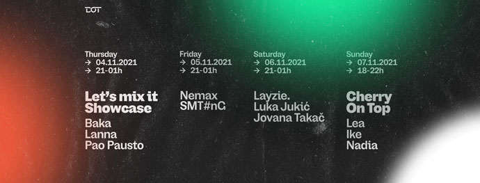 Klub DOT 04 05 06 07 novembar 2021