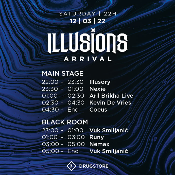 Illusions Arrival Drugstore Timeline