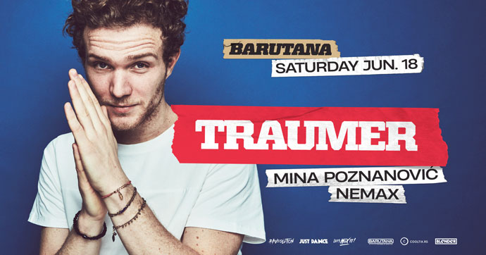 Traumer, Nemax i Mina Poznanović u Open Air klubu Barutana.
