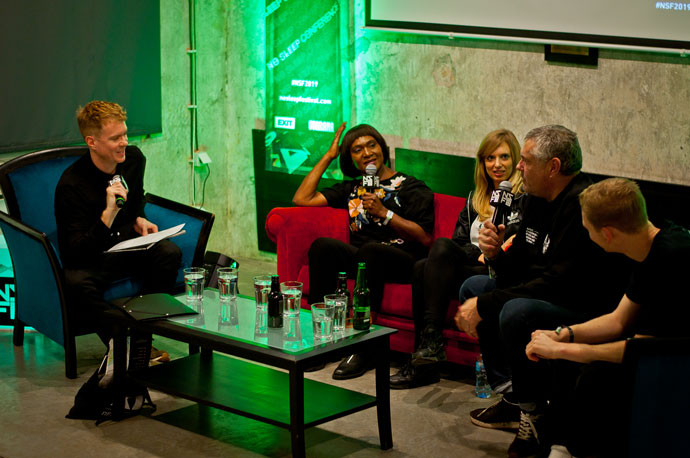 No Sleep Festival Konferencija 2019 Judy Griffith Anna Wall Terry Francis Alex Parsons fabric MARSH