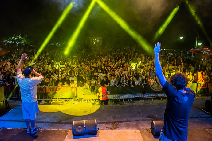 Fresh Wave festival LIVE stage hip hop