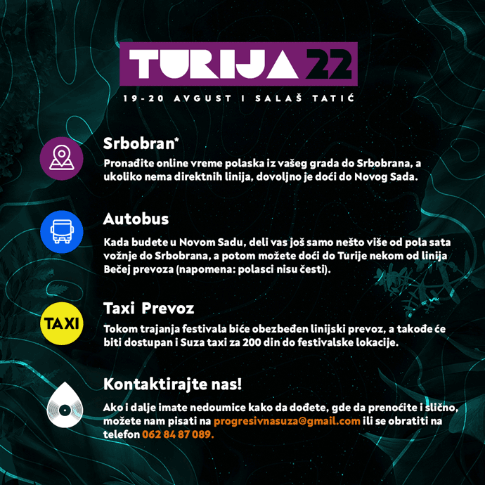 Turija Srbibran bus taxi