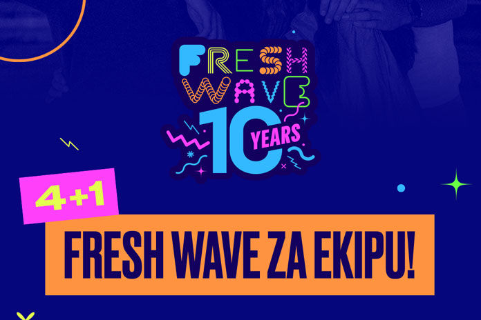 Fresh Wave festival 2022 4+1 akcija karte