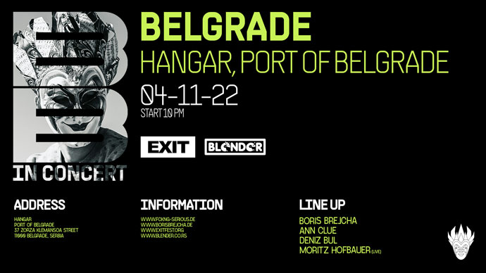 Boris Brejcha In Concert Beograd EXIT Blender Hangar 2022