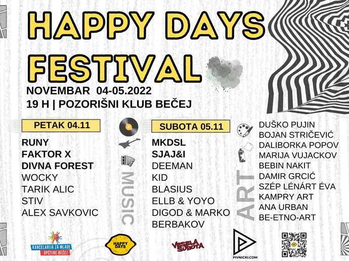 Happy Days Festival 2022 program
