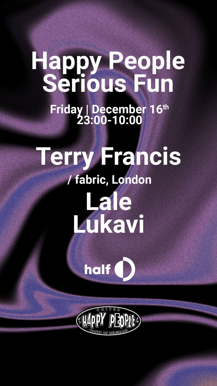 Terry Francis, DJ Lale i DJ Lukavi u klubu half 16. decembra 2022