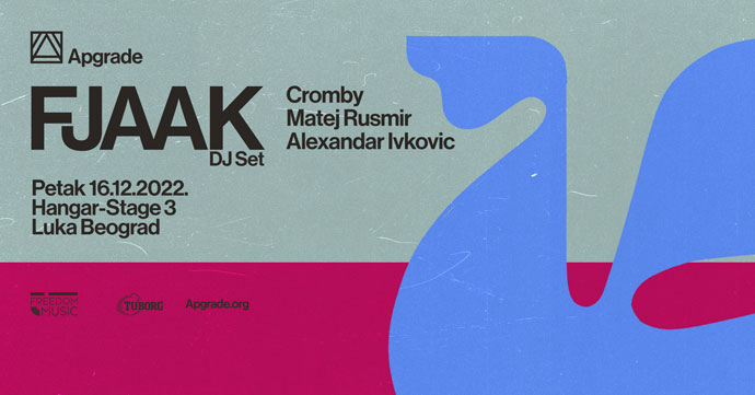 FJAAK i Cromby na Apgrade žurci u Hangaru 16. decembra 2022. godine